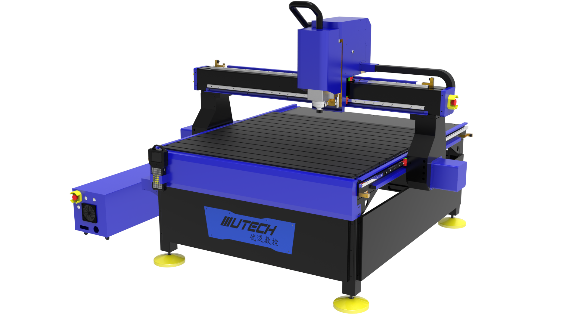 1313 Advertising Woodworking Cnc Router With Vacuum Table