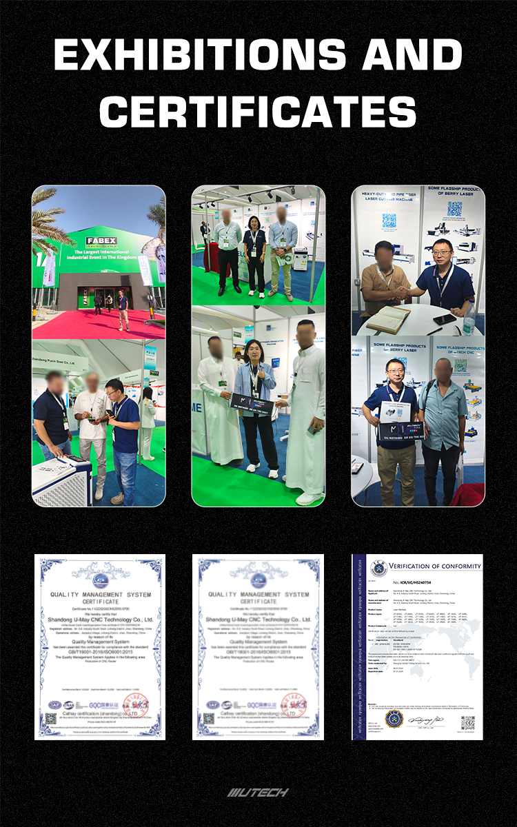 exhibitions and certificates
