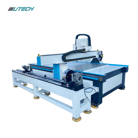 Industrial ATC Cnc Router With Rotary For Windows Wood Carving Machine