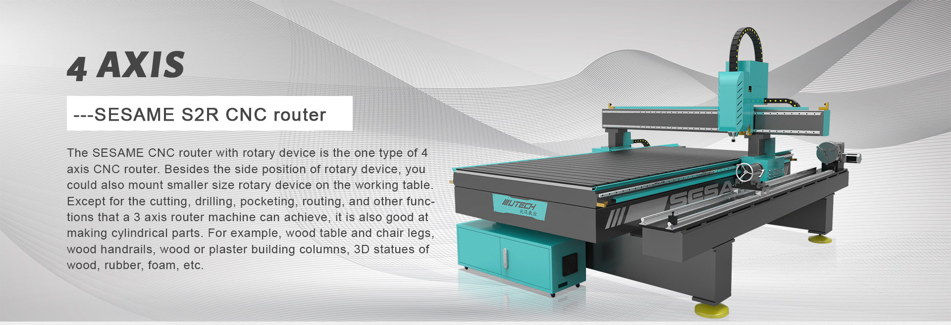 4TH AXIS CNC ROUTER