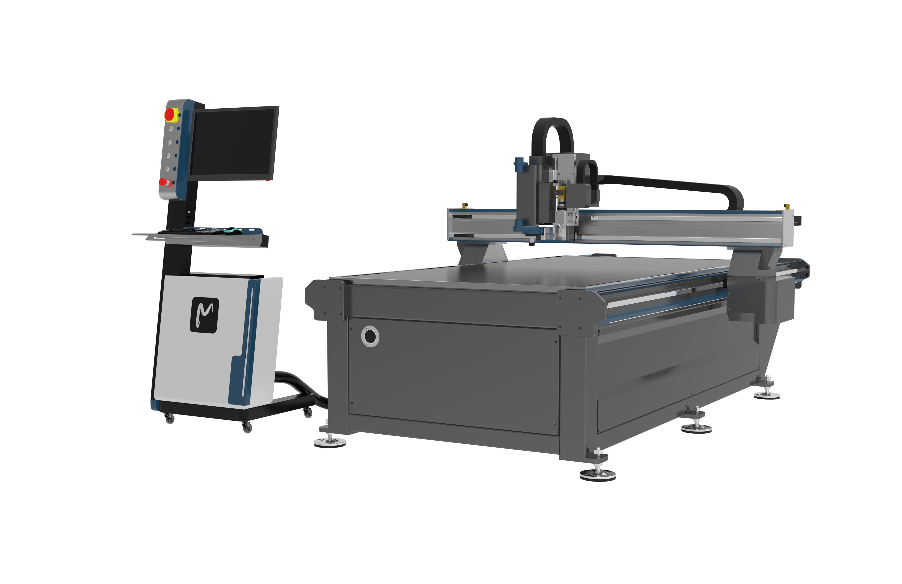 Oscillating Knife Cutting Cnc Router Machine with Ccd Camera