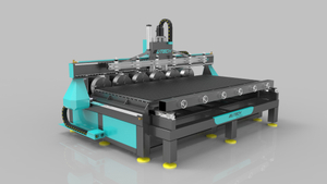  Multi Spindle Cnc Engraving Machine with Rotary Axis